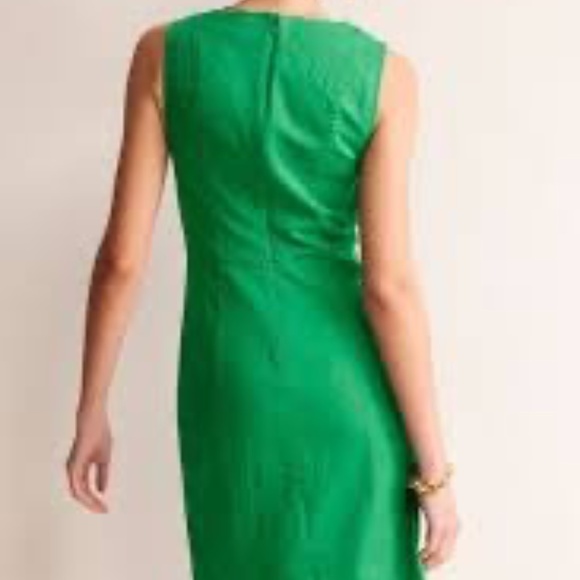 Boden Women's Helena Chino Short Dress-Green Sz 4, NWT Business, Dressy, Fitted - Picture 2 of 13